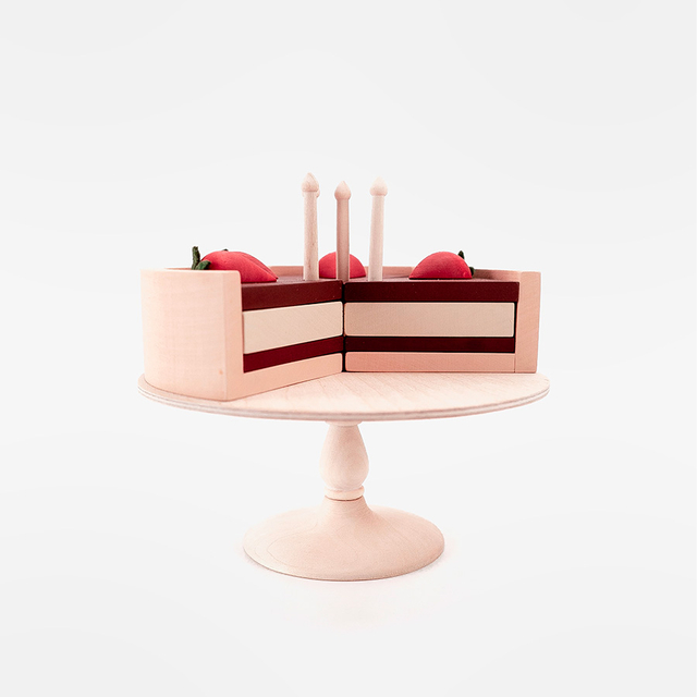 Cake on a stand / Chocolate