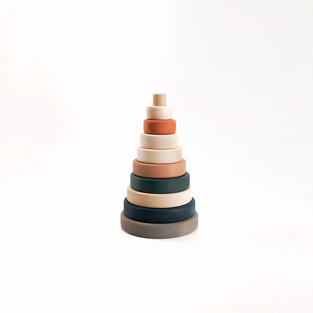 Toy ring stacker / Terracotta