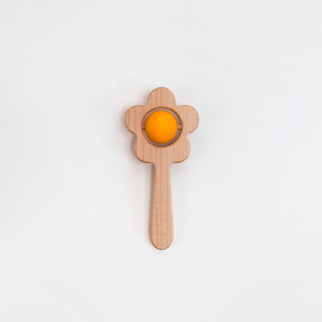 Flower Rattle / Yellow